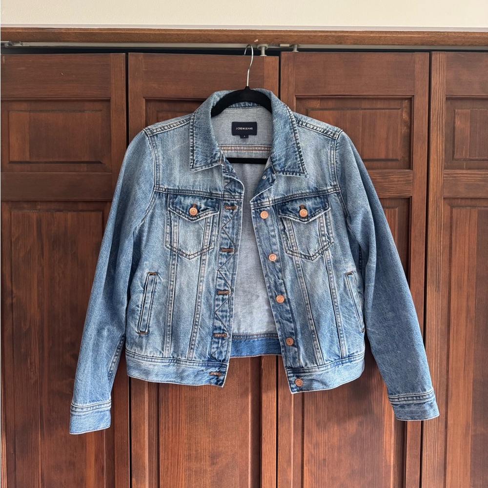 Light Wash J Crew Denim Jacket